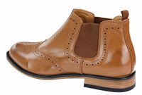 Herr Slip-On Brogue-stövlar
