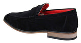 Fiorello 1807 - Herrskor i mocka med konstläder, klassiska loafers i italiensk design