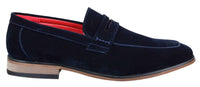 Fiorello 1807 - Herrskor i mocka med konstläder, klassiska loafers i italiensk design