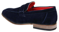 Fiorello 1807 - Herrskor i mocka med konstläder, klassiska loafers i italiensk design