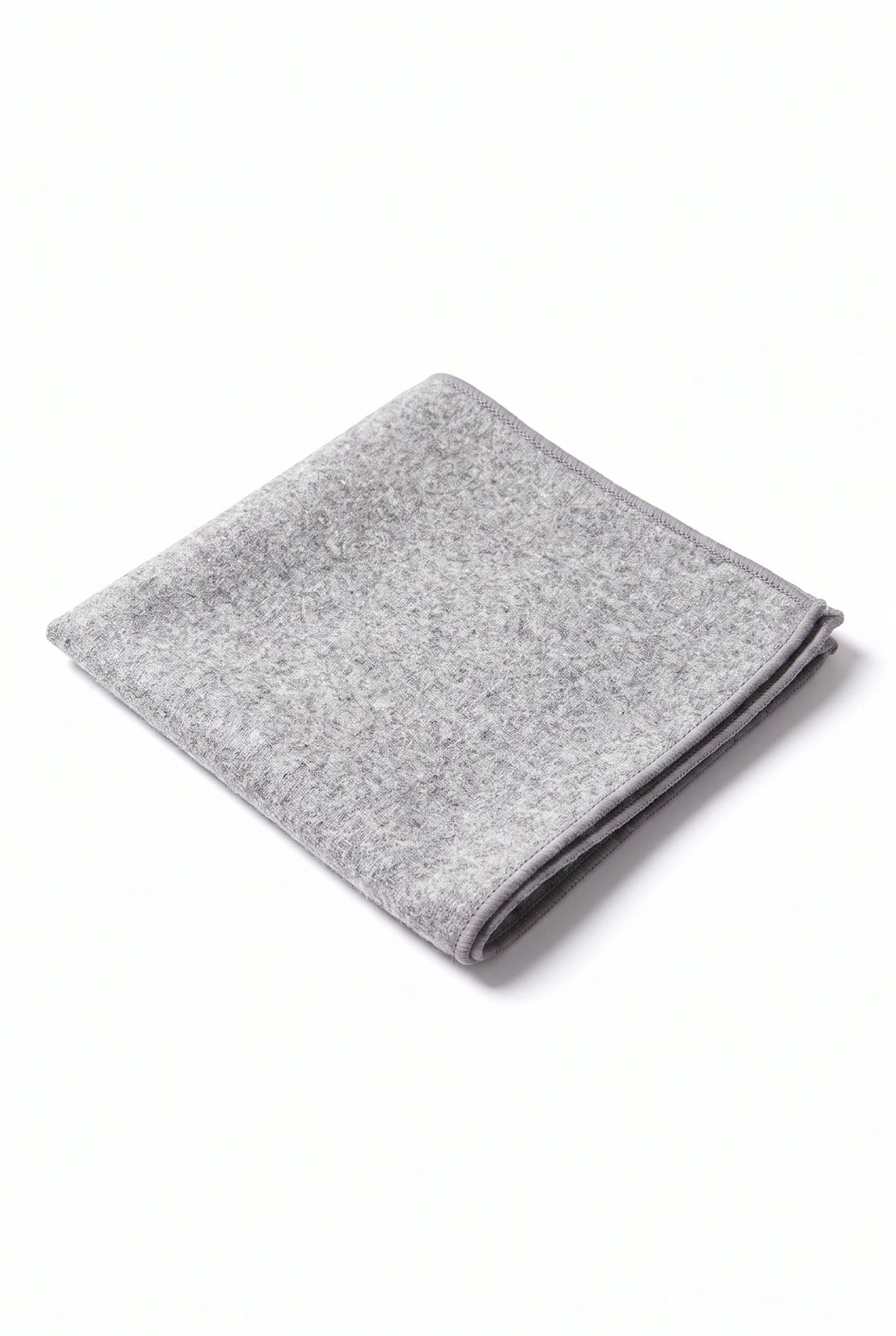 Herrnäsduk i grå tweed