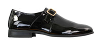 Fiorello 2322 - Herrskor med lackspänne och glansiga slip-on-skor, elegant och casual, formell, italiensk design