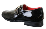 Fiorello 2322 - Herrskor med lackspänne och glansiga slip-on-skor, elegant och casual, formell, italiensk design