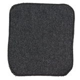 281 - Herrslips i antracitgrå fiskbensmönstrad tweed i ull och näsduk, 5 cm