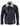 Herrjeansjacka i äkta läder med pälskrage, retro vintage, klassisk, marinblå, casual