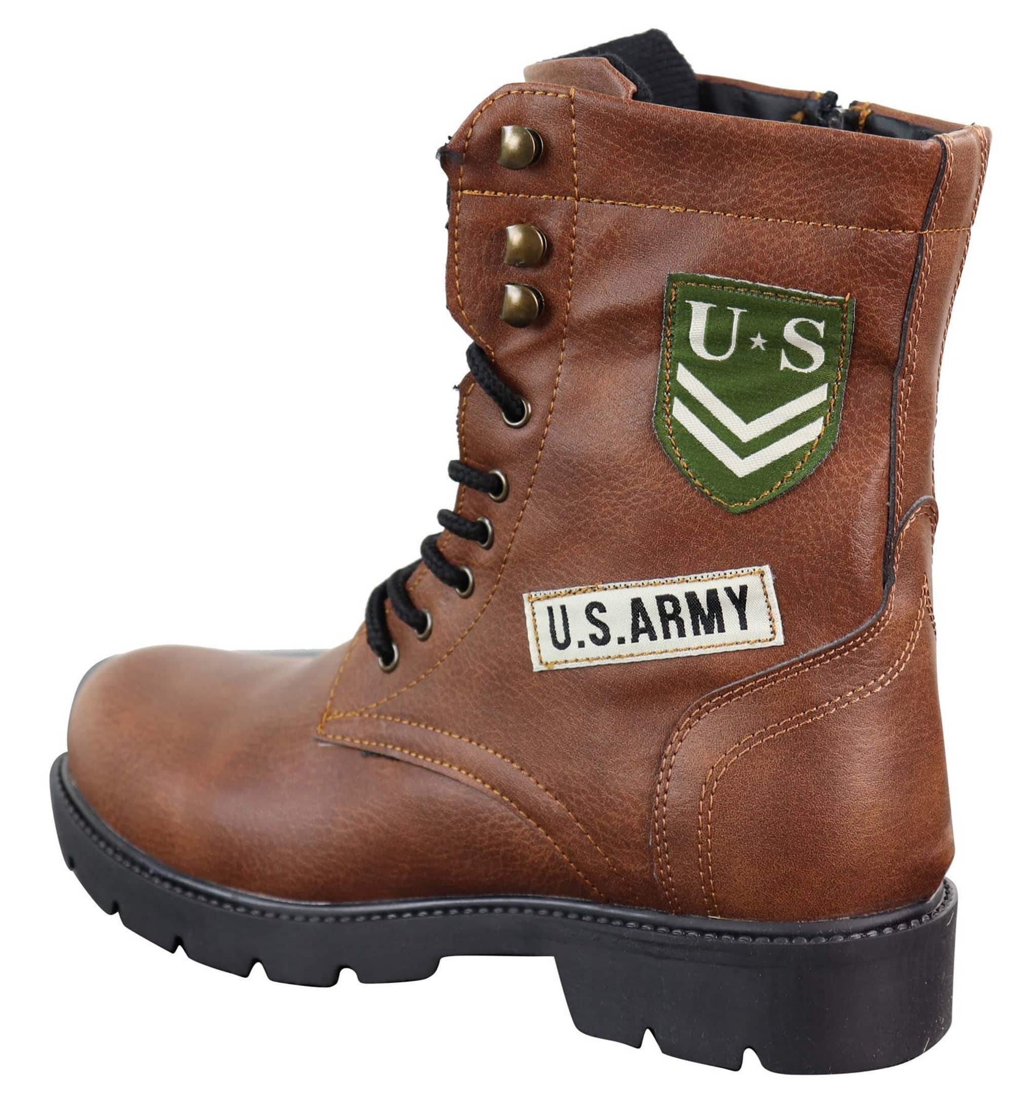 Herrstövlar i amerikansk arméstil