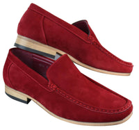 Patron 5588 Herr Smart Casual Slip On Fyrkantiga Mockaskor Italienska
