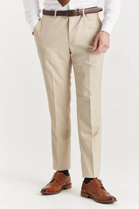 Belmont - Beige herrbyxor