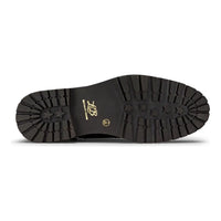 Herr Äkta Läder Snörade Platå Brogue Militärstövlar Punk Rock Svart Brun