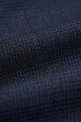 Caridi - Marinblå väst i tweed för män