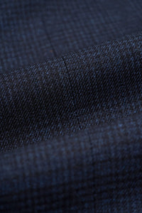 Caridi - Marinblå väst i tweed för män