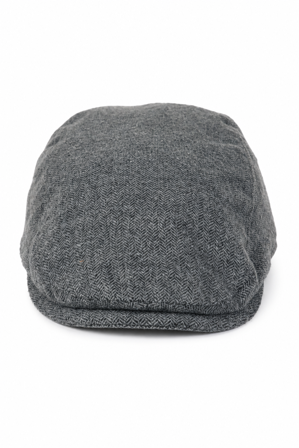 Herr Flatcap Hatt Baker Boy 8 Panel Grandad Tweed Fiskbensmönstrad Grå Vintage