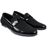Herr Slip On Lätta Svarta Loaferskor