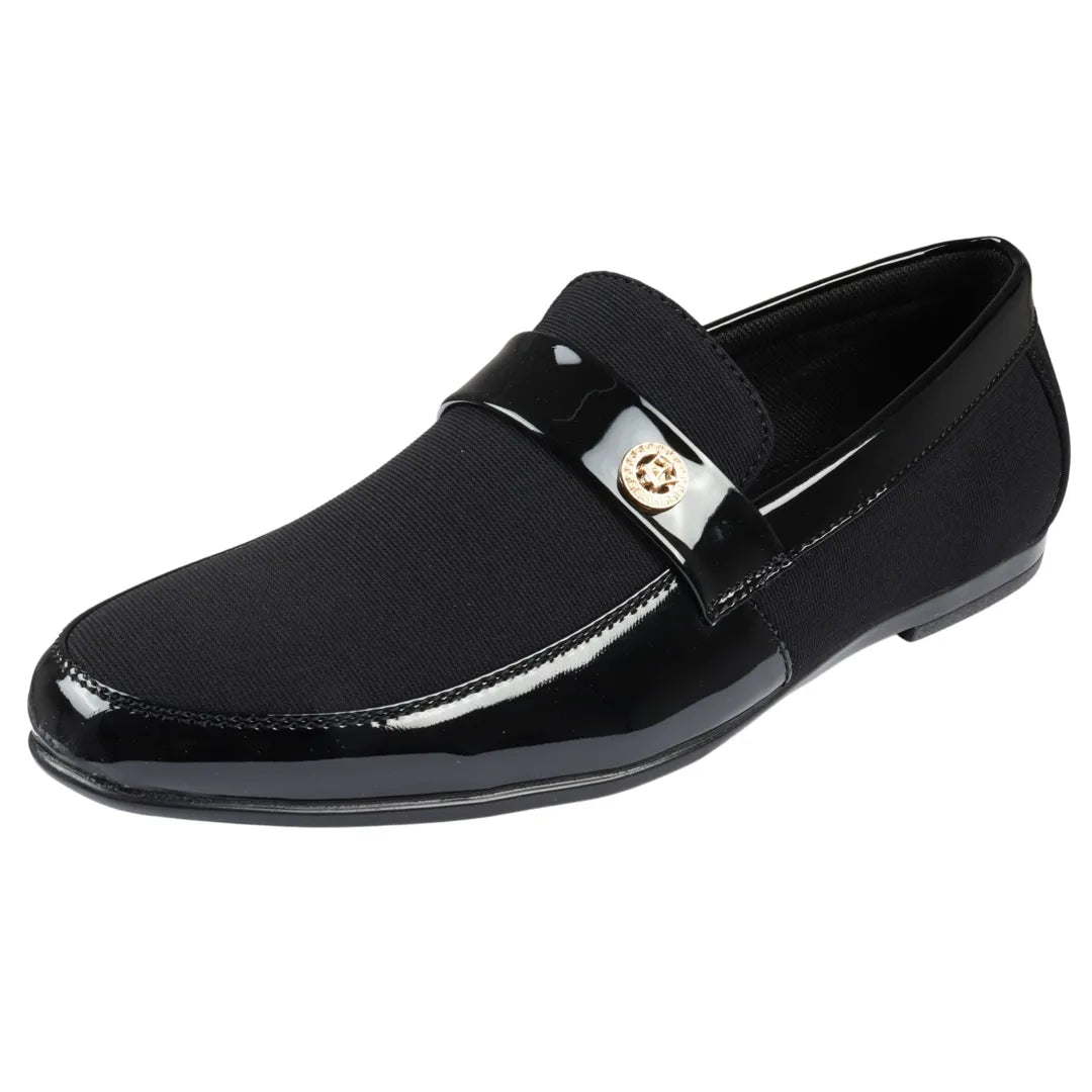 Herr Slip On Lätta Svarta Loaferskor