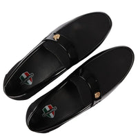 Herr Slip On Lätta Svarta Loaferskor