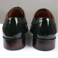 Harry - Herr Gröna Brogues i Lackläder