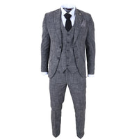 IM33 - Svart herrkostym med 3 delar och skräddarsydd passform