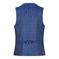 Pojkar Marc Darcy 3-delad kostym Grå Prince of Wales Blårutig Vintage Retro