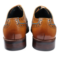 Simon - Herr Bruna Brogue Läderskor