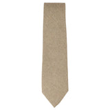 Kamelbeige ek tweed slips näsduk 5 cm
