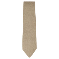 Kamelbeige ek tweed slips näsduk 5 cm