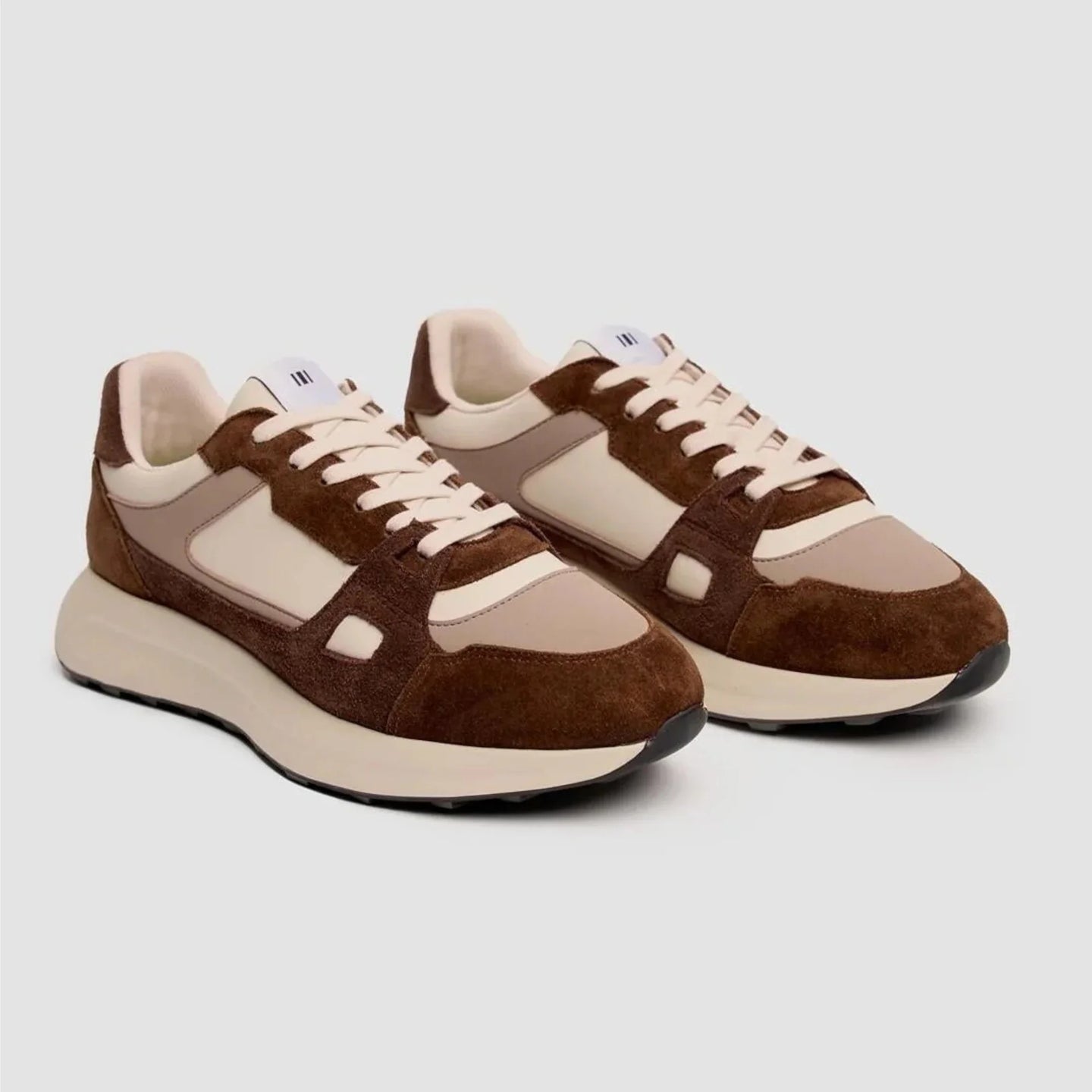 Albany - Herr Bruna Andningsbara Mesh Casual Sneakers