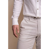 Alvari - Herr Grå Linne Sommarbyxa