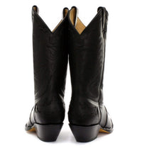 Herr Cowboystövlar Spetsiga Svarta Bruna Grinders Arizona Äkta Läder Western Kubanska