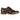 Arlo - Herrskor i brunt läder i tweed, brogue-material
