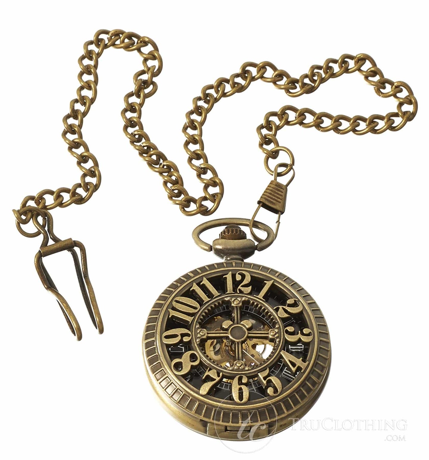 Vintage Peaky Blinders mekaniskt fickur - guld
