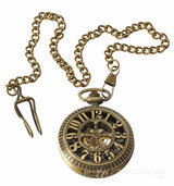 Vintage Peaky Blinders mekaniskt fickur - guld
