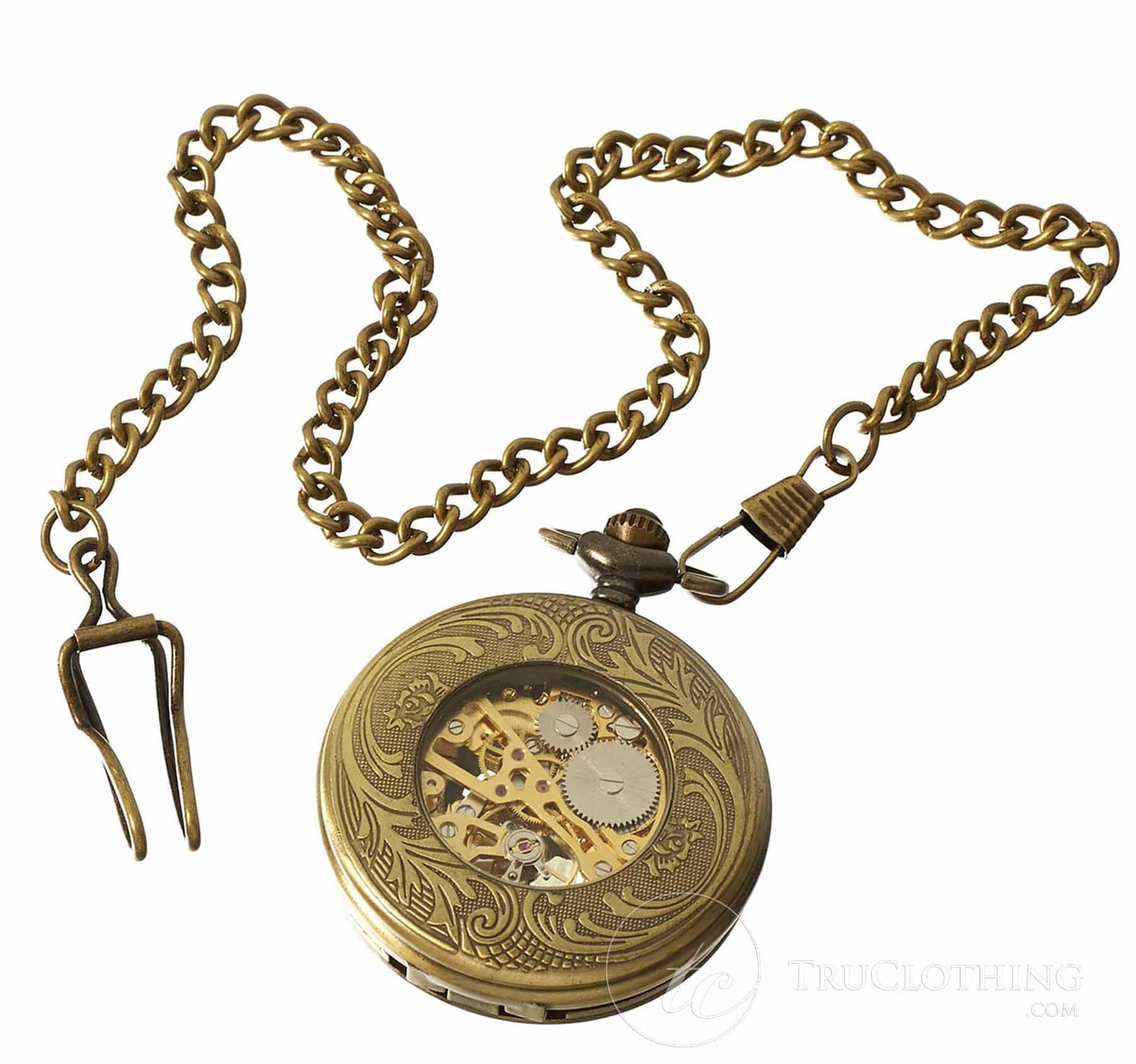 Vintage Peaky Blinders mekaniskt fickur - guld