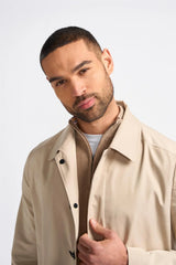 Barracuda - Herr Lätt Klassisk Trenchcoat Beige