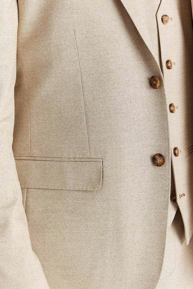 Belmont - Beige skräddarsydd kavaj för män