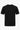 Svart texturerad stickad t-shirt för män