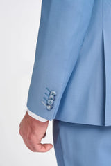 Bond - Himmelsblå 3-delad skräddarsydd kostym för män