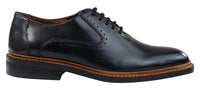 Herr Brogue Oxford Skor Bruna Svarta Läderskor Goodyear Randsydda
