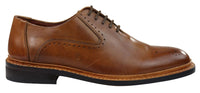 Herr Brogue Oxford Skor Bruna Svarta Läderskor Goodyear Randsydda