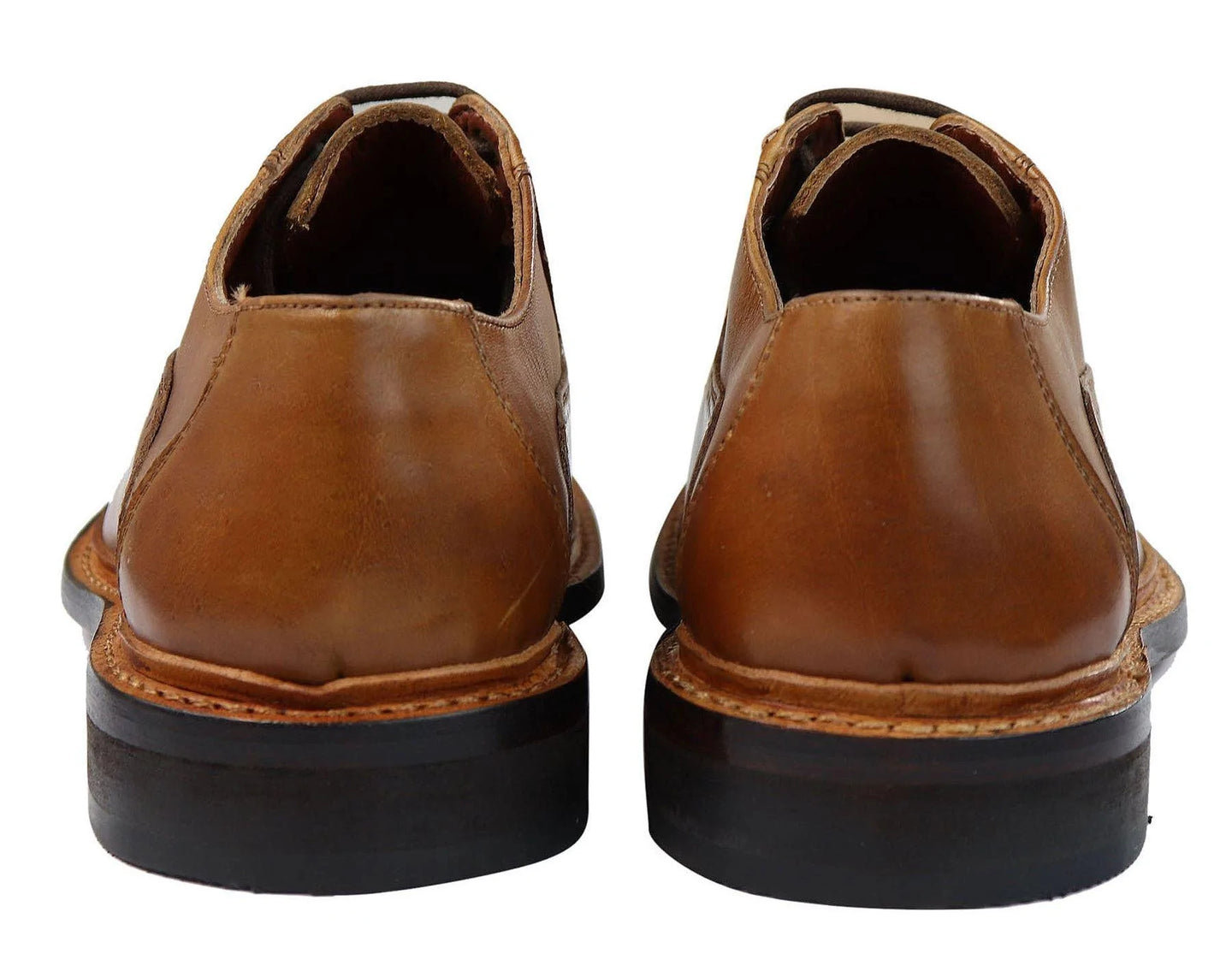 Herr Brogue Oxford Skor Bruna Svarta Läderskor Goodyear Randsydda