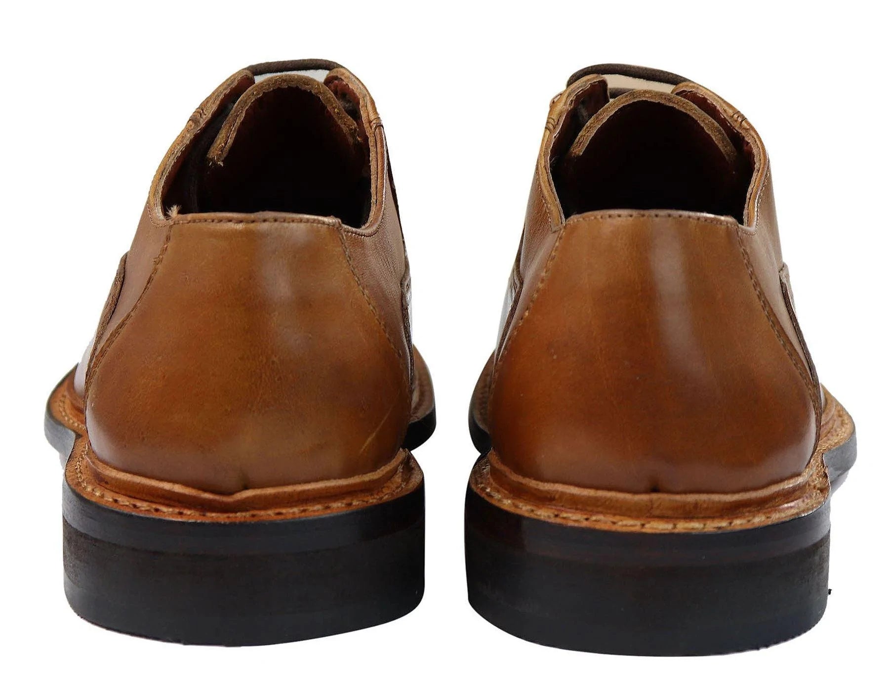 Herr Brogue Oxford Skor Bruna Svarta Läderskor Goodyear Randsydda