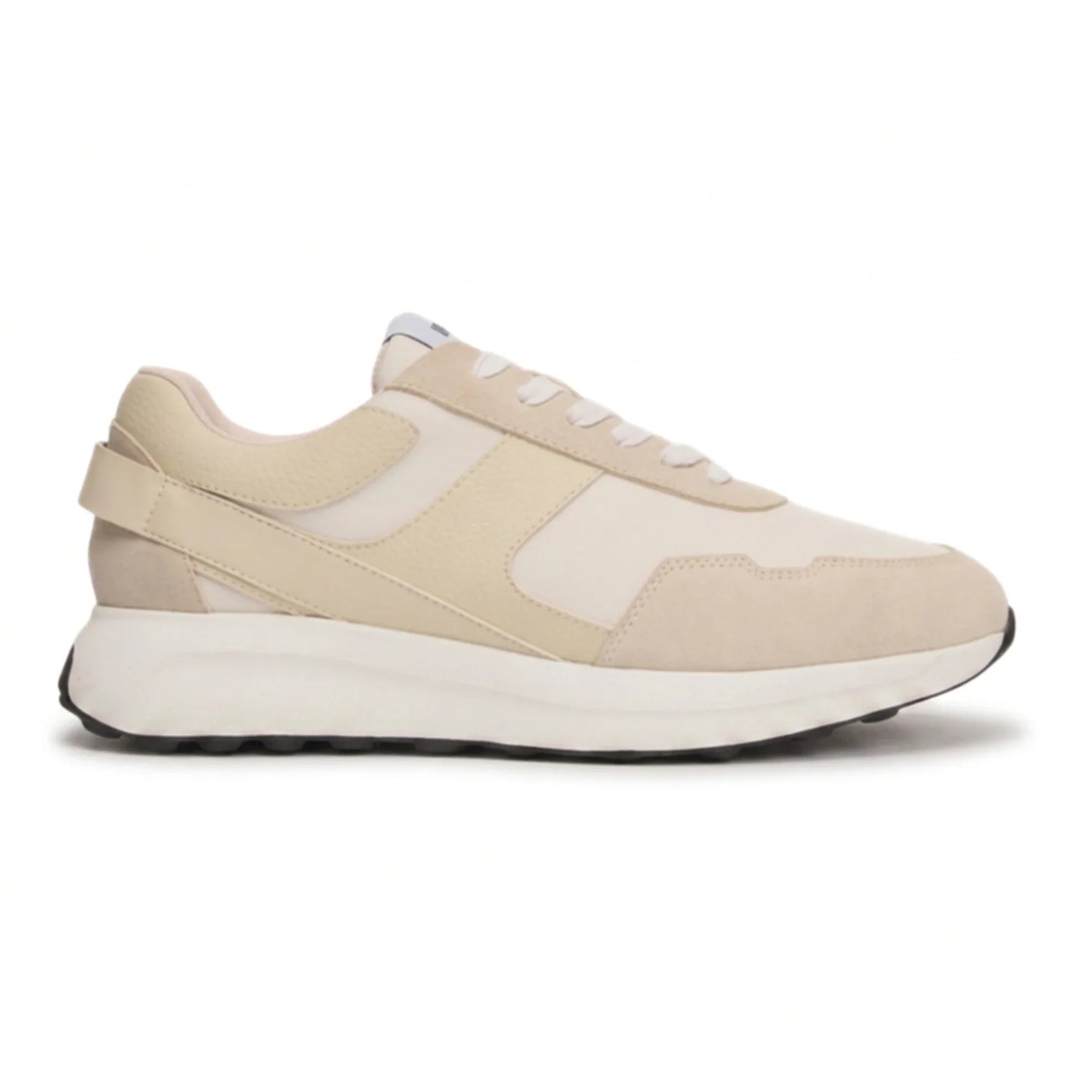 Canbera - Vita lätta mockasneakers för män