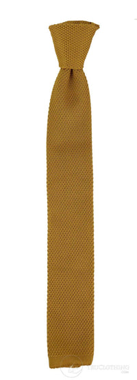 Avslappnad stickad slips - Många färger