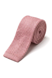 Avslappnad stickad slips - Många färger
