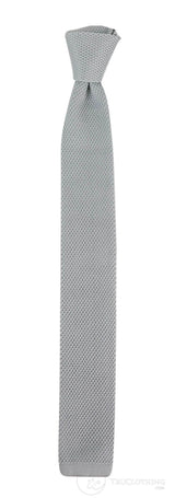 Avslappnad stickad slips - Många färger