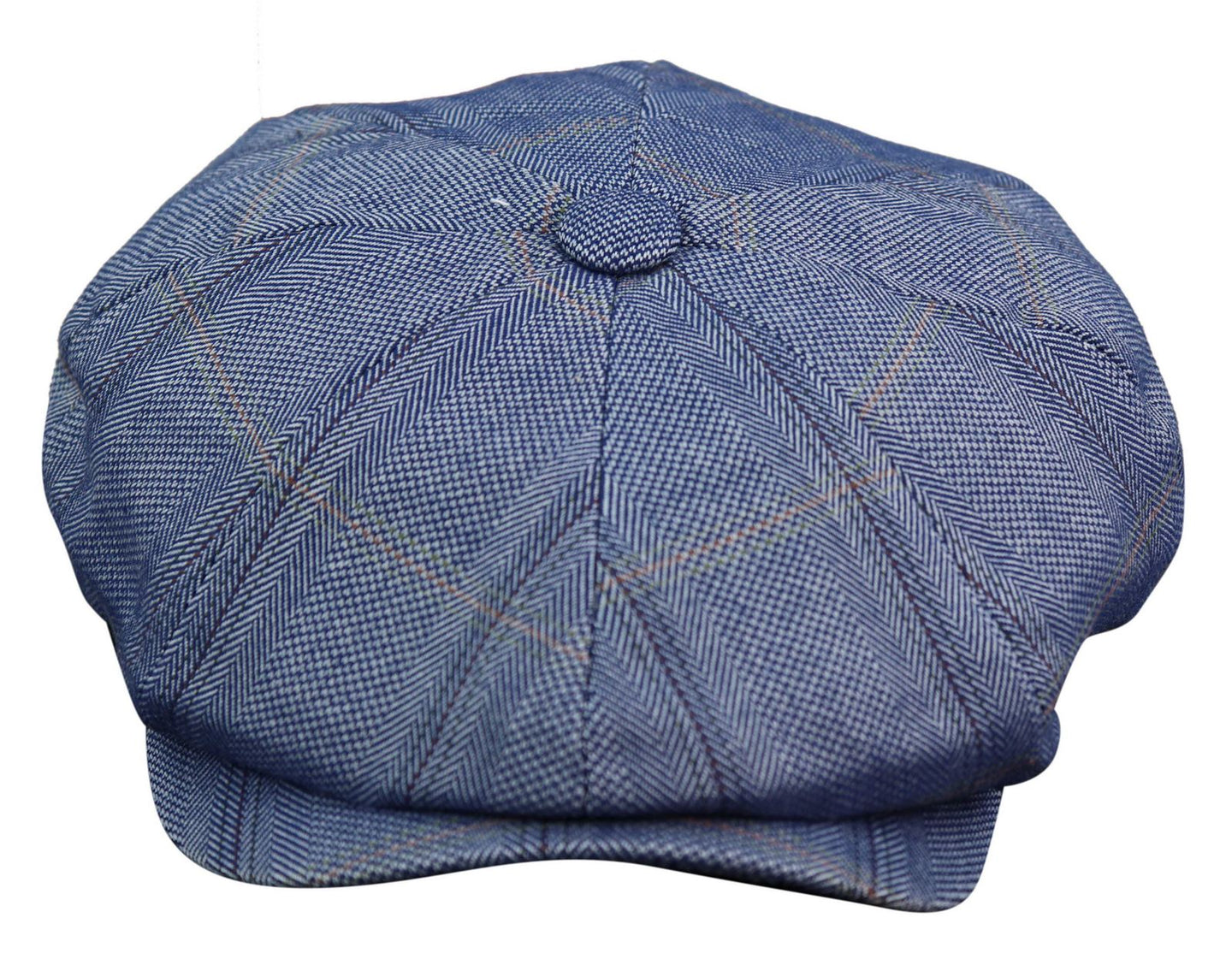 Herr 8 Panel Peaky Blinders Tweed Flat Cap - Cavani Connall