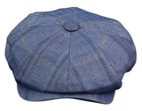 Herr 8 Panel Peaky Blinders Tweed Flat Cap - Cavani Connall