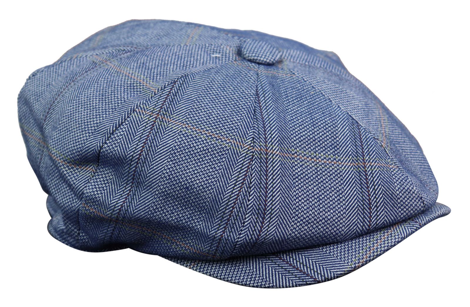 Herr 8 Panel Peaky Blinders Tweed Flat Cap - Cavani Connall