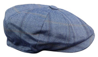 Herr 8 Panel Peaky Blinders Tweed Flat Cap - Cavani Connall