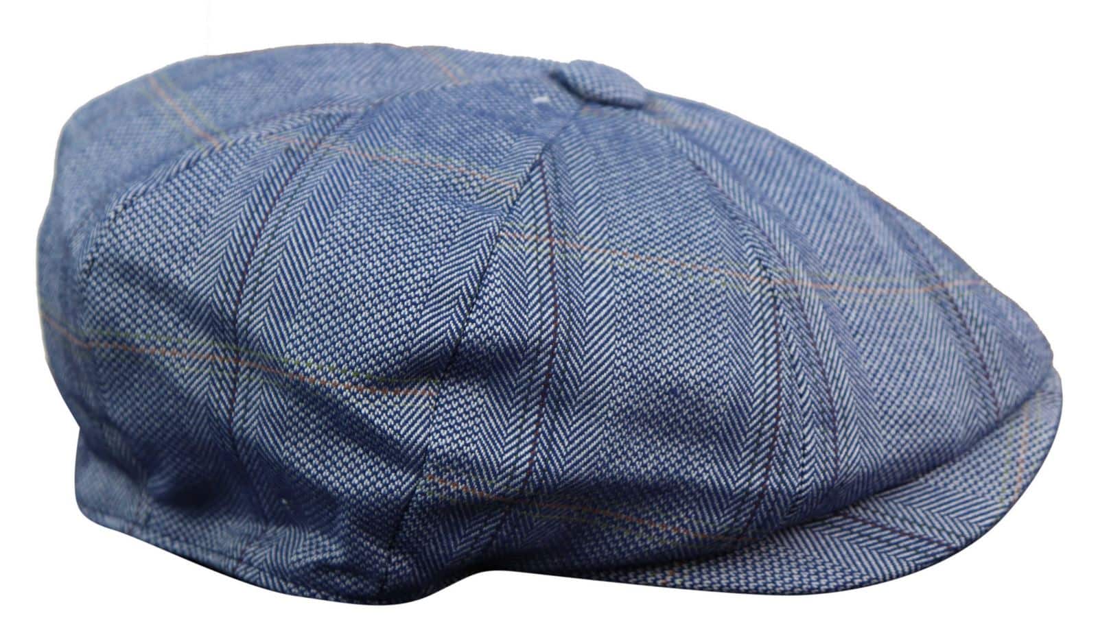 Herr 8 Panel Peaky Blinders Tweed Flat Cap - Cavani Connall