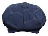 Herr 8 Panel Peaky Blinders Tweed Flat Cap - Cavani Connall